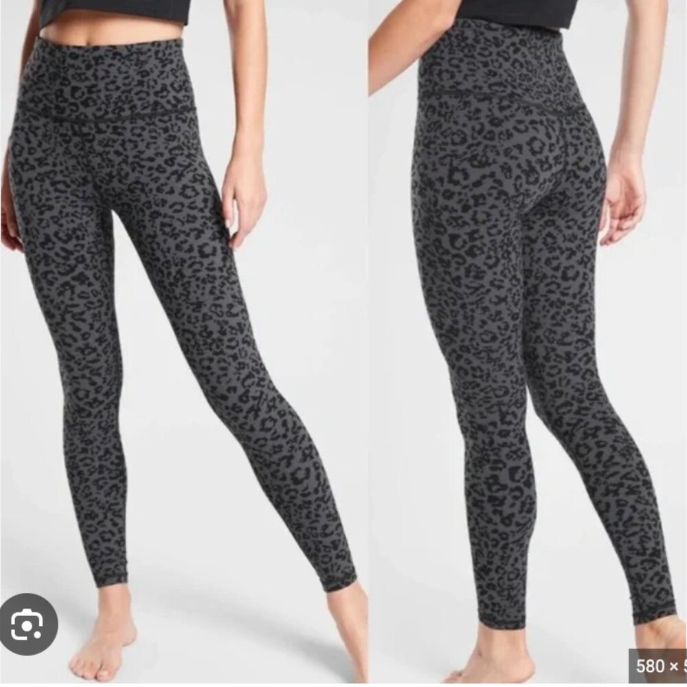 Athleta Elation Ultra High Rise Leggings In Leopard